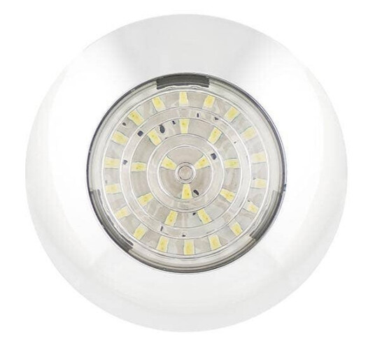 LEDAutolamps Led Autolamps Rund Interiørlykt 12v LEDAutolamps Led Autolamps Rund Interiørlykt 12v