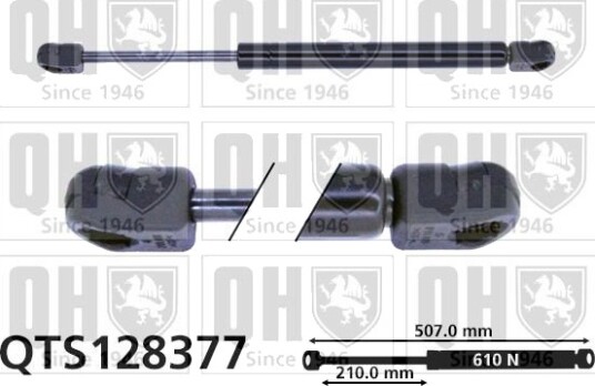 QUINTON HAZELL QTS128377 Baklukedemper