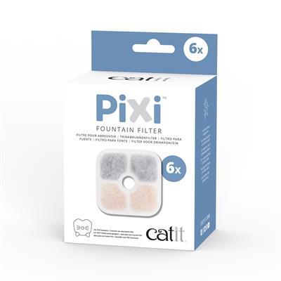 Catit Pixi Filter Til Vannfontene 6Pk