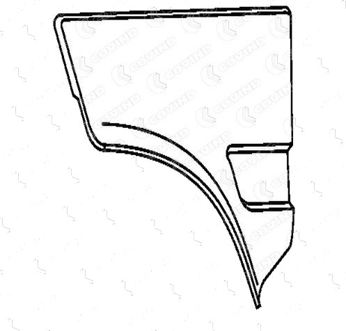 COVIND SCR/206 Hjulskjerm COVIND SCR/206 Hjulskjerm