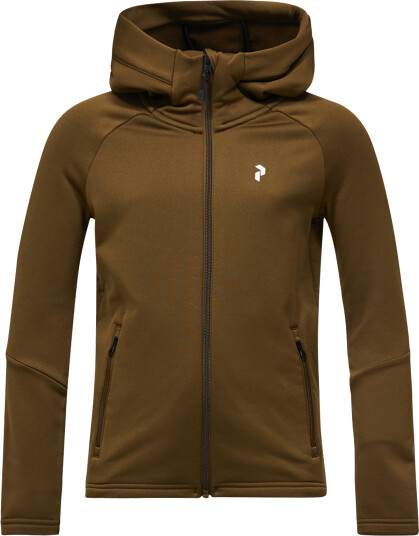Peak Performance Junior"s Rider Essentials Zip Jacket Meadow Moss/Meadow Moss 130