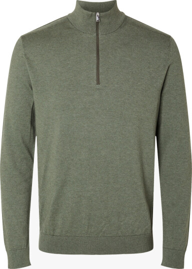 Selected Homme Selected Homme Berg Half Zip Cardigan Grønn XXL Selected Homme Selected Homme Berg Half Zip Cardigan Grønn XXL