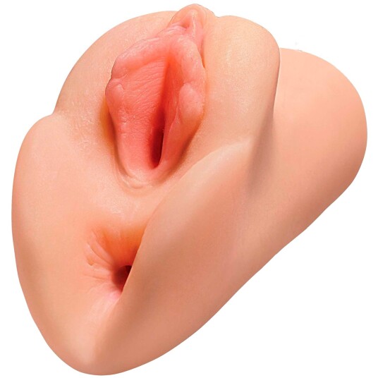 PDX Plus Perfekt Vagina Dobbel Stroker - Beige PDX Plus Perfekt Vagina Dobbel Stroker - Beige