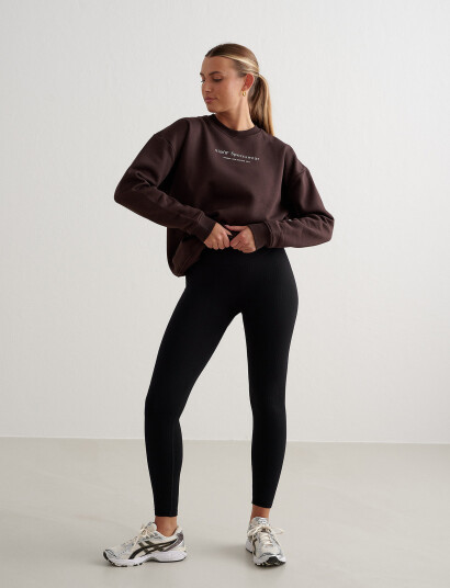aim´n Serif Sweatshirt Brown L