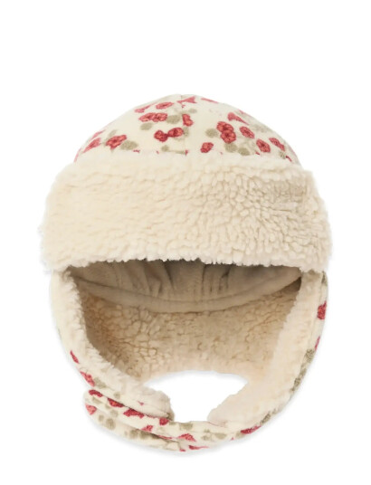 Garbo&Friends Fleece Aviator Hat - Cream - 50/52