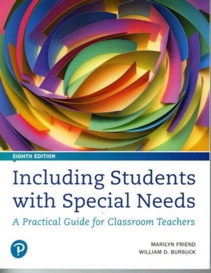 Including Students With Special Needs Av Marilyn Friend, William Bursuck