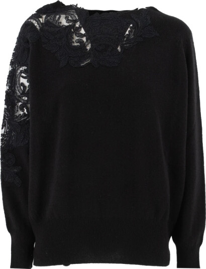 Ermanno Scervino Dame Strikkevarer Svart S,