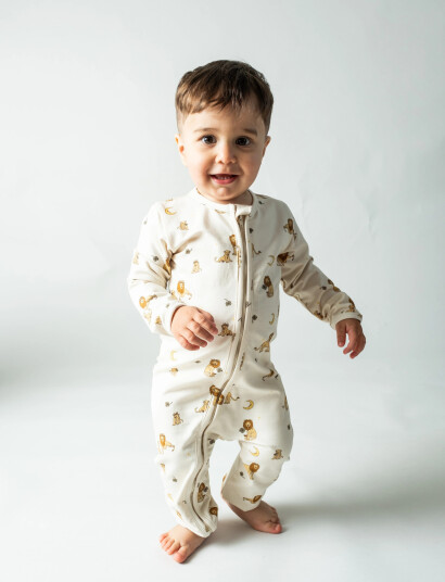 That"s Mine Elliotte Onesie Beige 50