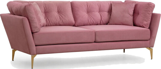 Dorval Sofa 3 seter Rosa