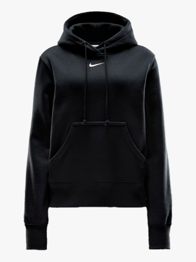 Nike Pheonix Fleece Standard Pullover Hoodie Sort XXL Nike Pheonix Fleece Standard Pullover Hoodie Sort XXL