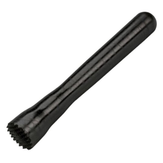 Riflet muddler i plast sort Riflet muddler i plast sort