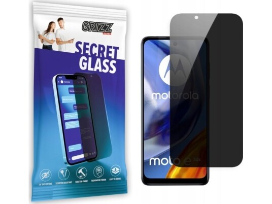 Grizzglass Privacy Glass Grizzglass Secretglass Motorola Moto E32s