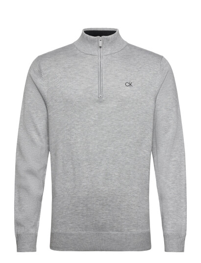 Calvin Klein Golf Elmwood Half Zip Sweater   Grey   M