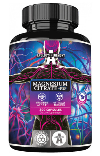 Magnesium Citrate 120mg+P5P 200 kaps. Magnesium Citrate 120mg+P5P 200 kaps.