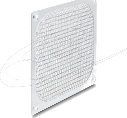 Delock Viftegitter 120 X 120mm Aluminium Vifte Støvfilter Med Filtervev I Rustfritt Stål 67458 