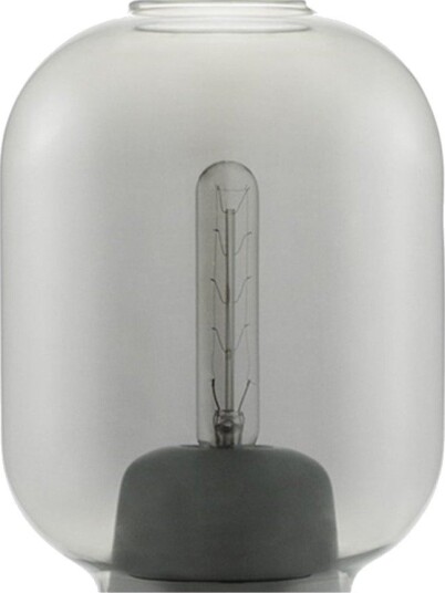 Amp Glass t/Bordlampe Røyk - Normann Copenhagen - Stue