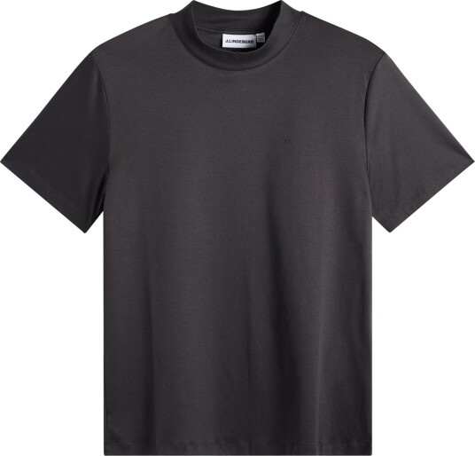 J. Lindeberg Ace Mock Neck T Shirt Black M J. Lindeberg Ace Mock Neck T Shirt Black M