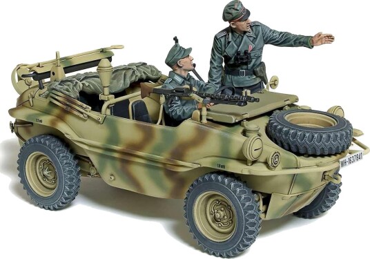 Tamiya Schwimmwagen Type 166 Militærmodell 1:35 Tamiya Schwimmwagen Type 166 Militærmodell 1:35