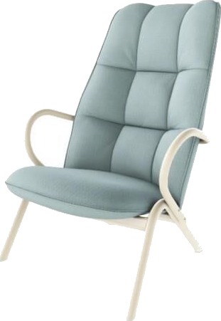Ton Cissy Lenestol Høy Mokka Beige/Cleo Vann
