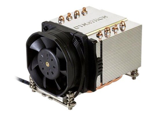 Inter-Tech Dynatron A-24 CPU Kjøler 6 cm AM4 Aluminium Sølv