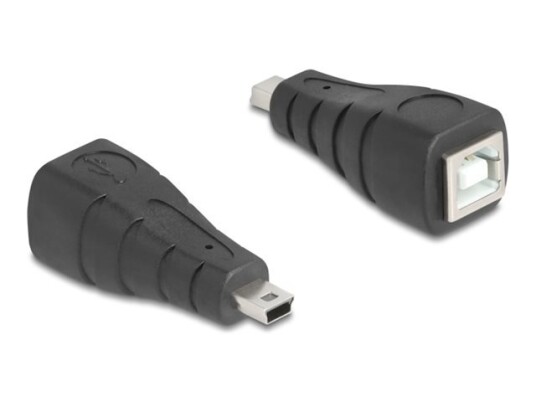 Delock - Usb-Adapter - Mini-Usb Type B (Hann) Til Usb-Type B (Hunn) - Usb 2.0 - Svart