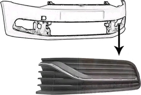VAN WEZEL 5814591 Ventilasjonsgitter