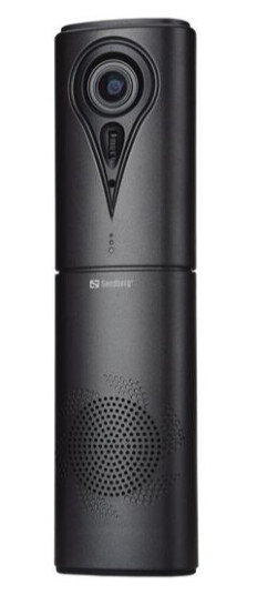 Sandberg ConfCam All-in-1 1080P Remote - Nettkamera - farge - 2,1 MP - 1920 x 1080 - 1080p - lyd - USB 2.0