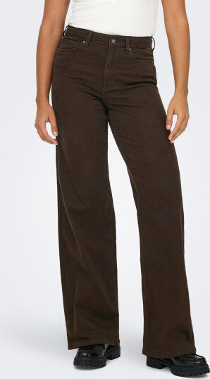 Only Madison Blush High Waist Wide Color Denim Brun XS/34