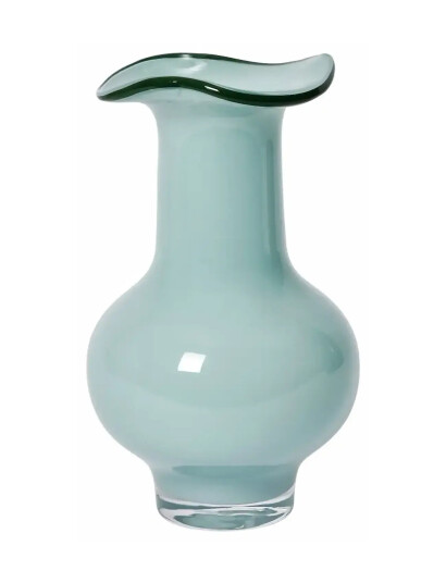 Broste Copenhagen Mirja Vase Blue H 26CM