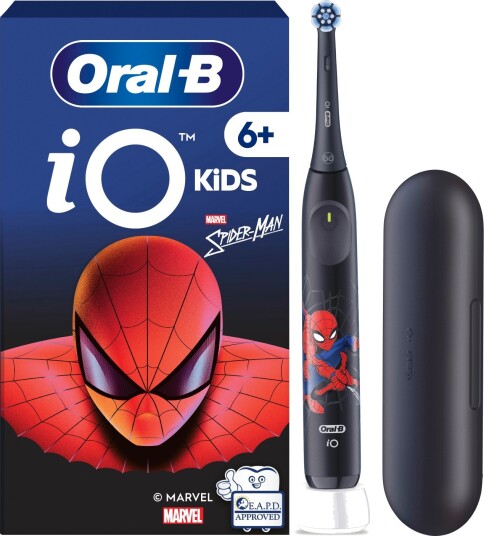 ORAL-B iO Kids Spider-Man Elektrisk Tannbørste med Reiseetui ORAL-B iO Kids Spider-Man Elektrisk Tannbørste med Reiseetui