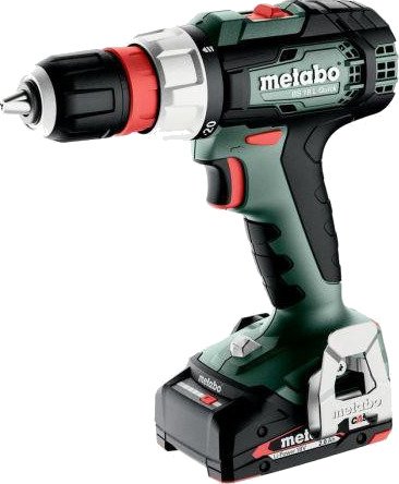 Metabo Borskrutrekker BS 18 l Quick 18 v, 2 × 2.0 ah Batterier, Med Koffert