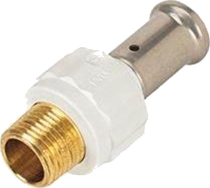 Henco Pres Kobling Pvdf Pres/Udvendig Gevind 32 Mm X 1" Henco Pres Kobling Pvdf Pres/Udvendig Gevind 32 Mm X 1"