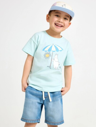 Lindex Moomin T Shirt Blue 98/104