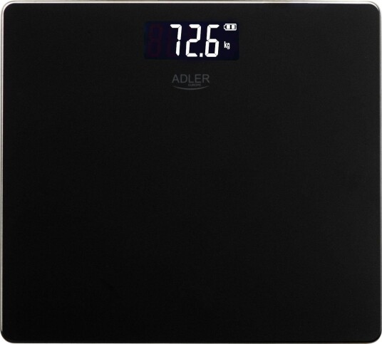 Adler AD 8194 Personvekt USB C Oppladbar Maks 180 kg Svart