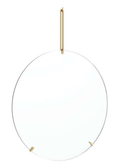 Moebe Wall mirror Ø 50 cm Messing