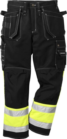Fristads Hantverkarbyxa 247 Fas, Klass 1 Varsel Gul/svart C56 Fristads Hantverkarbyxa 247 Fas, Klass 1 Varsel Gul/svart C56