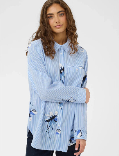 Culture Cubrila Long Shirt Blue XXL