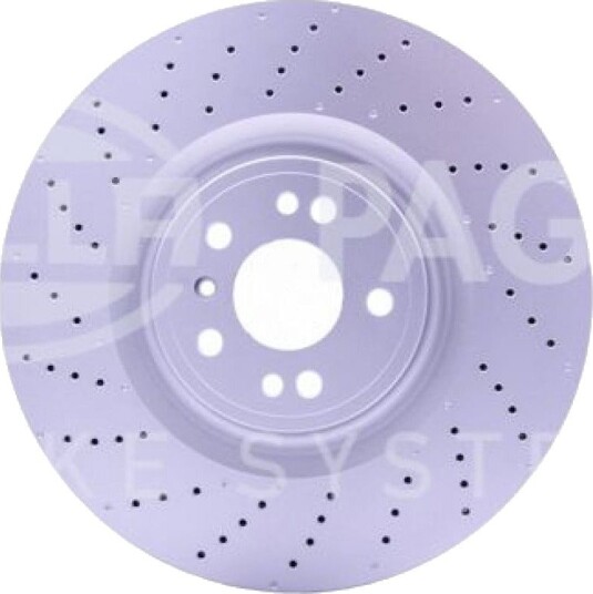 Bremseskive HELLA 8DD 355 125-041