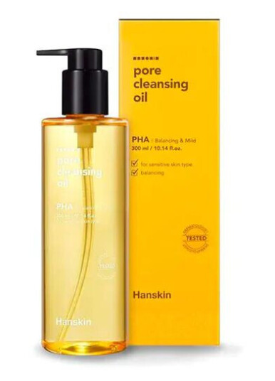 Hanskin Pore Cleansing Oil PHA 300 ml Ansiktsrens