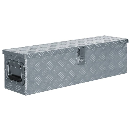 Aluminiumsboks 80,5x22x22 cm sølv Aluminiumsboks 80,5x22x22 cm sølv