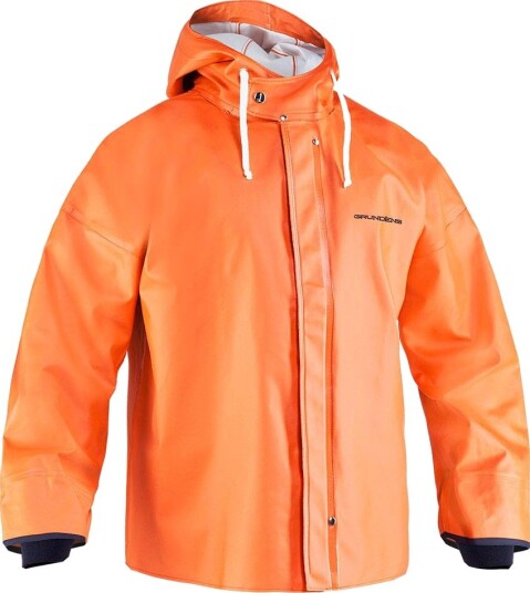 Grundéns Regnparkas 10022 Brigg 44 Oransje, Vanntett, Slitesterk Oransje