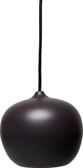 ENKEL LIVING Apple Small Pendant   MATT BLACK   Ø17X31.5 cm