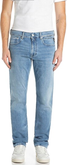 Replay Grover Trousers Straight Hyperflex Original Blue 29 x 32