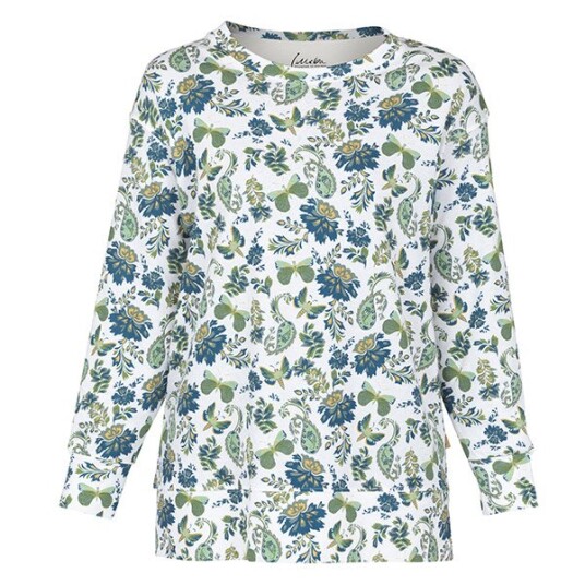 FREJA sweater i mønster "Habitat" FREJA sweater i mønster "Habitat"