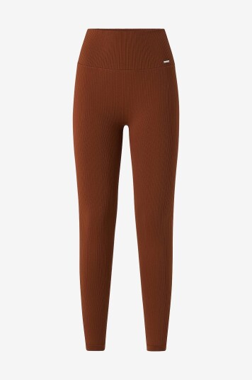 Aim'n - Ribbed Seamless Tights - Brun