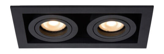 Lucide Chimney Downlight Firkantet 2XGU10 Sort - 91833 Lucide Chimney Downlight Firkantet 2XGU10 Sort - 91833