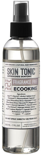 Ecooking Skincare Skin Tonic Fragrance Free 200 ml Ecooking Skincare Skin Tonic Fragrance Free 200 ml
