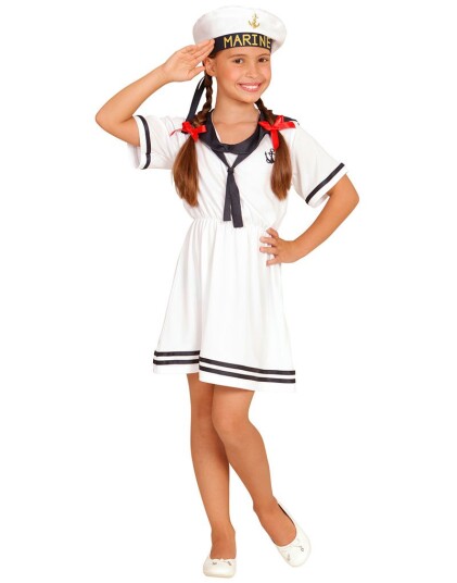 Sailor Girl Kostyme til Barn med Hatt Sailor Girl Kostyme til Barn med Hatt