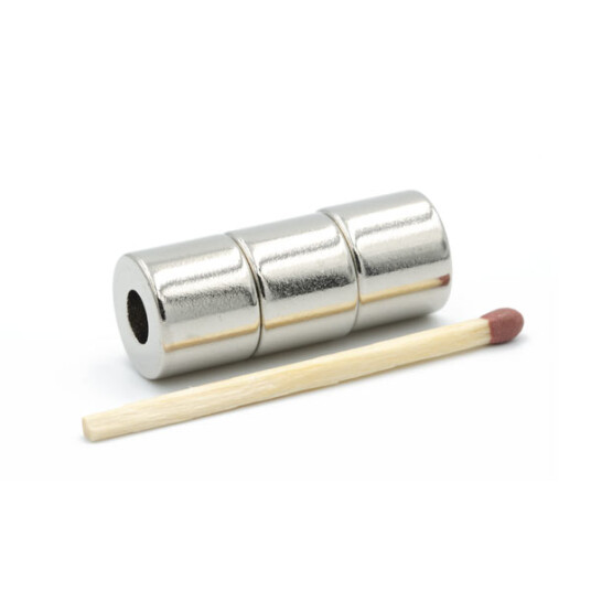 Kjøp neodym ringmagnet Ø 12x5x10 mm