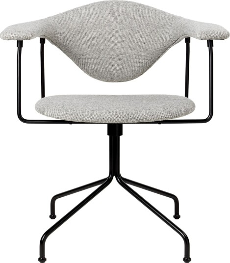 Gubi Masculo Kontorstol Trukket i Hallingdal 65 116 med Base i Sort Matt